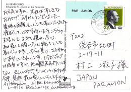 70916 - Luxemburg - 1994 - 22F Jean EF A LpAnsKte BASCHARAGE -> Japan - Lettres & Documents