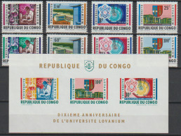 RDC - OBP/COB 524-531 - Lovanium - MNH/**/NSC - Unused Stamps
