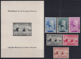 F-EX43837 BELGIUM BELGIQUE 1940 SEMIPOSTAL MUSIC ELIZABETH CHAPEL - 1929-1941 Groot Montenez