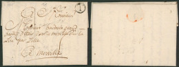 Précurseur - LAC Daté De Tournay (1775) + T Dans Un Cercle Noir > Merville Par Lille - 1714-1794 (Oesterreichische Niederlande)