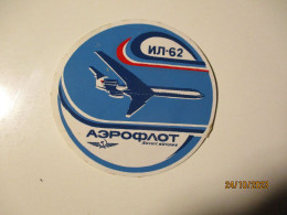 USS RUSSIA AEROFLOT IL-62 STICKER - Aufkleber