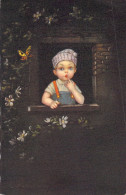 Illustrateur  - Colombo - Enfant Avec Un Bonnet De Nuit Et Papillon - Carte Postale Ancienne - - Colombo, E.