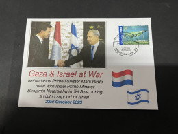 25-10-2023 (5 U 17) Netherlands PM Mark Rutte Visit To Tel Aviv In Israel (during Gaza - Israel War) 23-10-2023 - Otros & Sin Clasificación