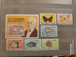 1974	Cuba	Fishes Butterflies  (F55) - Gebraucht