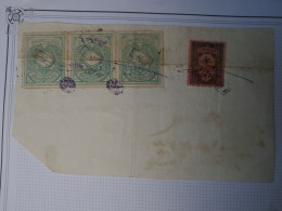 DD18  TURQUIE BELLE BANDE  SUR LETTRE DOCUMENT  RR ENV. 1900 +AFF. INTERESSANT+++ - Covers & Documents