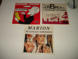 B11 /  Lot  3 X 45 T - Stephane Steeman - Marion - Humoristes Belge - Petit Prix - Humour, Cabaret