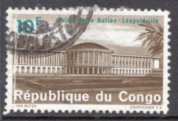 Kinshasa Congo 1964 Single 10f Stamp From The Definitive Set  National Palace, Leopoldville  In Fine Used. - Gebruikt