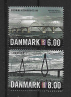 Dänemark 2012 Brücken Mi.Nr. 1689/90 Kpl. Satz Gestempelt - Used Stamps