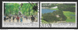 1999 Finnland   Mi. 1474-5  Used   Europa: Natur- Und Nationalparks - Gebruikt