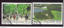 1999 Finnland   Mi. 1474-5  Used   Europa: Natur- Und Nationalparks - Gebruikt