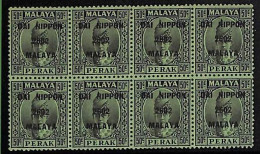 ZA0047a1 - MALAYA Japanese Occupation -  STAMP -   SG # 251 Block Of 8  Mint MNH - Occupation Japonaise