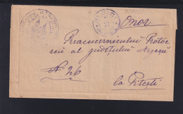 Rumänien Romania Kirchen Falthülle 1897 Bleici Arges Nach Pitesti - Briefe U. Dokumente
