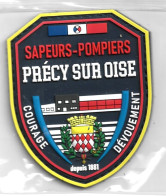 Ecusson PVC SAPEURS POMPIERS PRECY SUR OISE 60 - Firemen