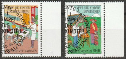 UNO Wien 1987 MiNr.77 - 78  O Gest. Kampagne Für Kinderschutzimpfungen ( 2427/1 ) - Usati