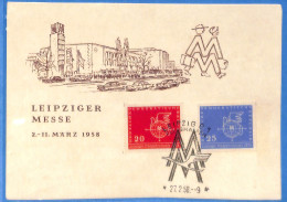 Allemagne DDR - 1958 - Carte Postale De Leipzig - G24359 - Briefe U. Dokumente