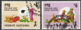 UNO Wien 1988 MiNr.79 - 80 O Gest.10 Jahre Intern. Fonds Für Landwirtschaftliche Entwicklung IFAD  ( 2537 ) - Usati