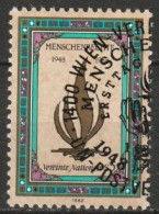 UNO Wien 1988 MiNr.87 Gest. 40.Jahrestag Erklärung Der Menschenrechte ( 2604) - Usati