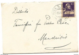 1 - 19 - Petite Enveloppe Envoyée De Riva S. Vitale 1931 - Altri & Non Classificati