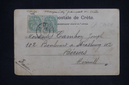 CRETE - Mention Manuscrite "  Corps D'Occupation Français En Crète " Sur Carte Postale Pour Cette En 1906  - L 147951 - Autres & Non Classés