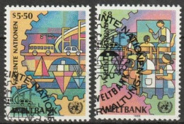 UNO Wien 1989 MiNr.89 - 90 O Gestempelt Weltbank ( 2683) - Usati