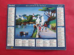 CALENDRIER ALMANACH 2010  OBERTHUR BALADE A DOLEAN LA PLAGE DU PETIT NICE A BRIGNOGAN - Tamaño Grande : 2001-...