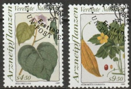 UNO Wien 1990 Mi-Nr. 102 - 103 O  Gestempelt Heilpflanzen ( 2626) - Gebraucht
