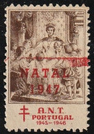 Vignette/ Vinheta, Portugal - ANT Assistência Nacional Tuberculosos, 1945-1946 Natal 1947 -|- "ERROR" MNG, Sans Gomme - Emissions Locales