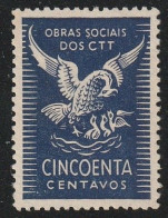 Vignette/ Vinheta, Portugal - Obras Sociais Dos CTT, 1947 -|- MNG, Sans Gomme - Emissions Locales