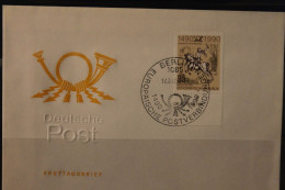 DDR 1990 FDC 500 Jahre Post; MiNr. 3299, UR Mit Druckvermerk - 1981-1990