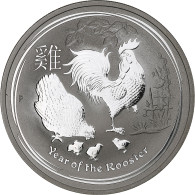 Australie, Année Du Coq, 1 Dollar, 2017, 1 Oz, FDC, Argent - Silver Bullions