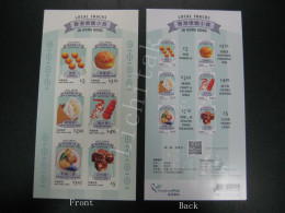 HONG KONG  2021 Local Snacks In Hong Kong Stamps Collector Card (Containing A Set Of 6 Self-adhesive Stamps) - Altri & Non Classificati