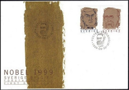 FDC Suède / Zweden (COB 2838/2839**) - Émission Commune / Gemenschappelijke Uitgifte - Prix Nobel / Nobelprijswinnaars - Cartes Souvenir – Emissions Communes [HK]