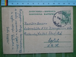 KOV 27-3 - CARTE POSTALE, POSTCARD, YUGOSLAVIA, SERBIA, TRAVEL 1962, BASAID - Covers & Documents