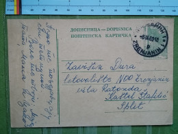 KOV 27-3 - CARTE POSTALE, POSTCARD, YUGOSLAVIA, SERBIA, TRAVEL 1962, ZRENJANIN - Covers & Documents