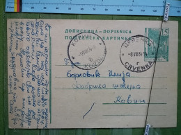 KOV 27-3 - CARTE POSTALE, POSTCARD, YUGOSLAVIA, SERBIA, TRAVEL 1964 KOVIN - CRVENKA - Covers & Documents