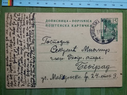 KOV 27-7 - CARTE POSTALE, POSTCARD, YUGOSLAVIA, SREMSKI KARLOVCI - Covers & Documents