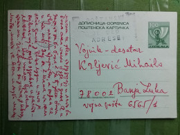 KOV 27-9 - CARTE POSTALE, POSTCARD, YUGOSLAVIA, BEOGRAD - Covers & Documents