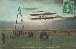 Aviation * L'aéroplane Wilbur WRIGHT Vole Sur Avion Biplan , Autour Du Pylône - ....-1914: Précurseurs