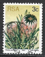 Sud Africa, 1977 3c P. Neriifolia - Nr.477 Usato° - Gebraucht