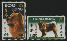 Hongkong 1970 - Mi-Nr. 246-247 ** - MNH - Jahr Des Hundes (I) - Ongebruikt