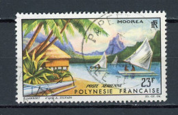 POLYNESIE - PAYSAGE - POSTE AERIENNE - N° Yt  9 Obli. - Gebraucht