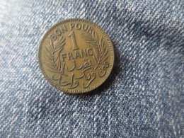 FRANCE TUNISIE BON POUR 1 FRANC 1921 SUP - Tunisia