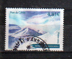 2023:Port De Cabús (2302m)Col Dans Les Pyrénées, Frontière Andorrane-Espagnole,timbre Oblit.1 ère Qualité.Haute Faciale - Oblitérés