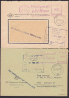 Nordhausen, Zwei ZKD-AFS VEB Schlepperwerk Mit -Zentraler Kurierdienst- Im AFS-Teil ! Selten - Lettres & Documents