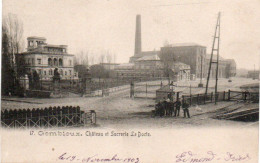 Gembloux  Chateau Et Sucrerie  Le Docte Animée Voyagé En 1903 - Gembloux