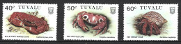 TUVALU. N°356-8 De 1986. Crabes. - Schalentiere