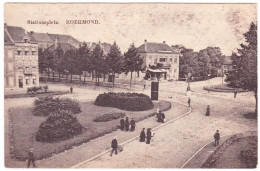 Roermond - Stationsplein Met Volk - 1915 - Roermond