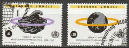 UNO Wien 1993 MiNr.147 - 148 O Gest. 40 Jahre WHO ( 3143/2)  Günstige Versandkosten - Gebruikt