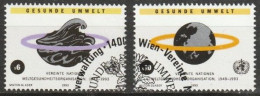UNO Wien 1993 MiNr.147 - 148 O Gest. 40 Jahre WHO ( 3143/3)  Günstige Versandkosten - Gebraucht