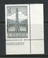 Canada MNH 1953 Totem Pole - Ungebraucht